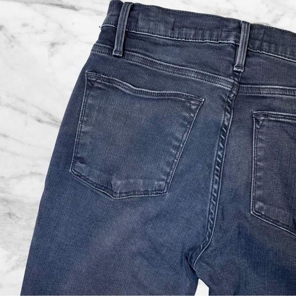 Frame Denim ‘Le High Skinny’ Snap Fly Jeans in “Bestwick” Dark Gray Wash Size 26 - Picture 13 of 16